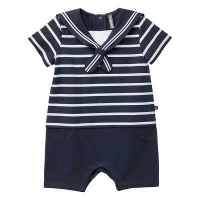 Полукомбинезон Полоски Crockid КР 6159 индиго 01